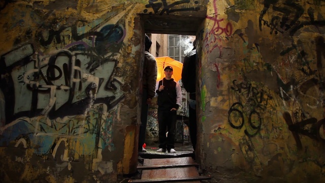 Video Reference: World, Temple, Art, Graffiti, Paint, Tints and shades, Stairs, Font, City, Road