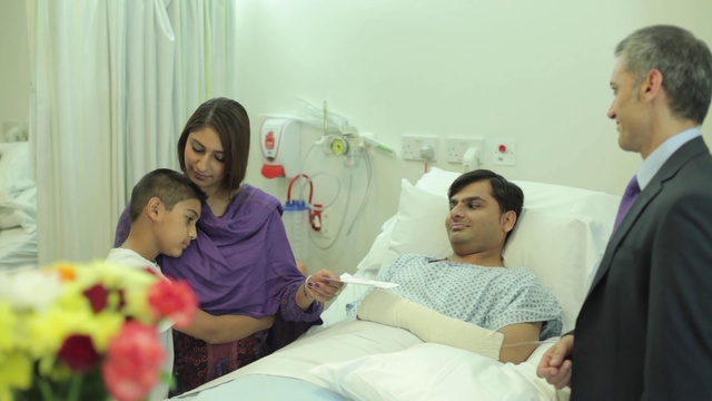 Video Reference: Skin, Comfort, Patient, Suit, Health care, Tie, Happy, Medical, T-shirt, Service