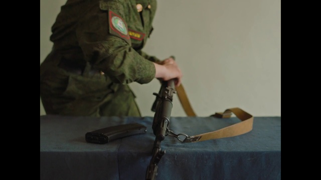 Video Reference: Safety glove, Gesture, Camouflage, Military camouflage, Art, Wood, Military person, Military uniform, Non-commissioned officer, Marines