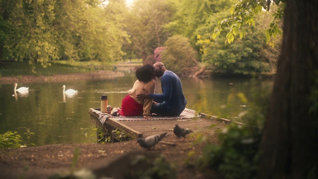 Video Reference: Water, Plant, Water resources, People in nature, Tree, Natural landscape, Flash photography, Happy, Lake, Sunlight