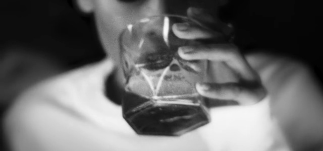 Video Reference: Drinkware, Tableware, Stemware, Human body, Jaw, Flash photography, Barware, Gesture, Eyewear, Black-and-white