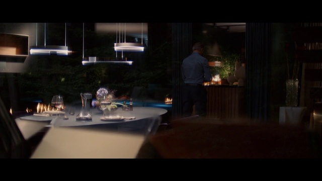 Video Reference: Plant, Entertainment, Event, Darkness, Midnight, Room, Tableware, Table, Chair, City