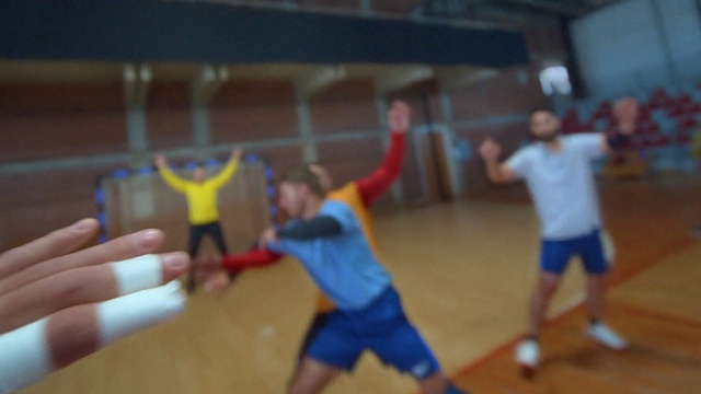 Video Reference: Shorts, Player, Sportswear, Thigh, Leisure, Ball game, Competition event, Sports, Flooring, Tournament