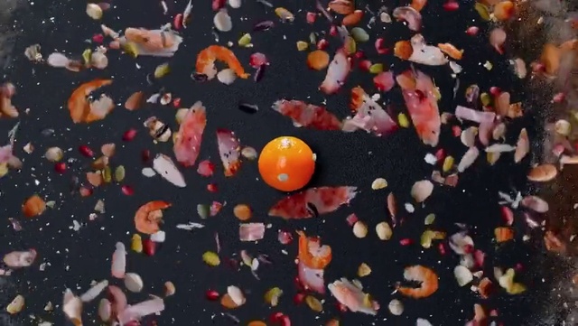Video Reference: Textile, Orange, Organism, Climbing hold, Pink, Food, Fish, Crowd, Fun, Mixture