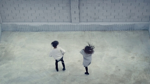 Video Reference: Floor, Flooring, Wall, Art, Road surface, Asphalt, Tints and shades, Happy, Concrete, Sidewalk