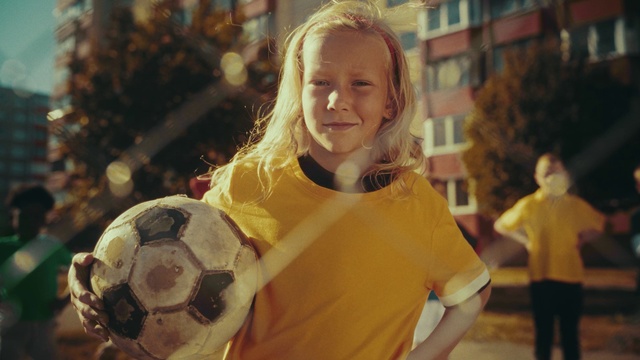 Video Reference: Smile, Window, Soccer, People in nature, Football, Tree, Happy, Plant, Sports equipment, Ball