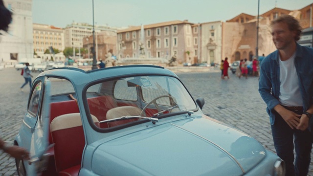 Video Reference: Vehicle, Car, Motor vehicle, Hood, Sky, Automotive design, Mode of transport, Automotive exterior, Travel, Building