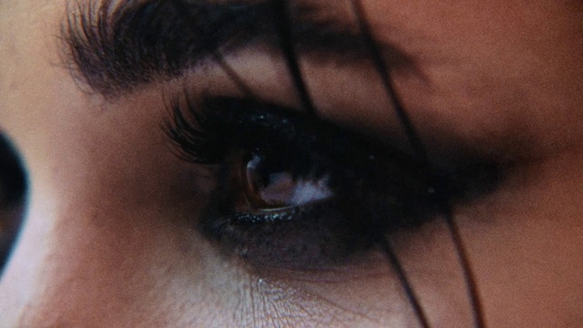 Video Reference: Nose, Brown, Eye, Eyelash, Iris, Tints and shades, Electric blue, Makeover, Cosmetics, Darkness