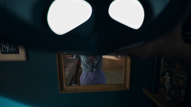 Video Reference: Lighting, Gesture, Tints and shades, Wood, Space, Darkness, Ceiling, Facial hair, Symmetry, Room