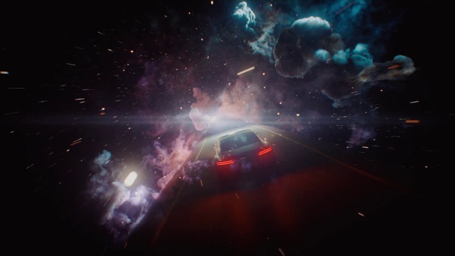 Video Reference: Wheel, Atmosphere, Vehicle, Automotive lighting, World, Sky, Car, Nebula, Headlamp, Astronomical object