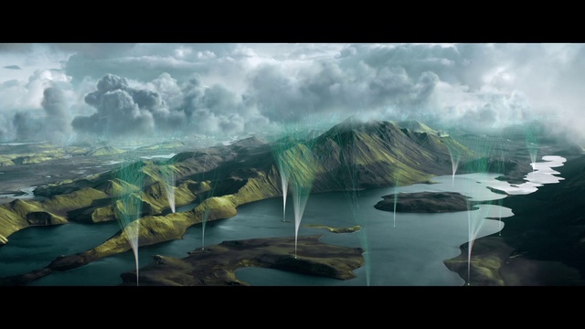 Video Reference: Cloud, Water, Water resources, Sky, Natural landscape, Highland, Watercourse, Coastal and oceanic landforms, Mountain, Lake