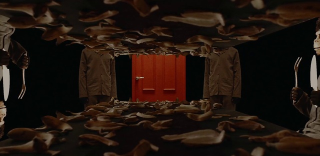 Video Reference: Brown, Wood, Lighting, Interior design, Wall, Space, Event, Ceiling, Flooring, Room