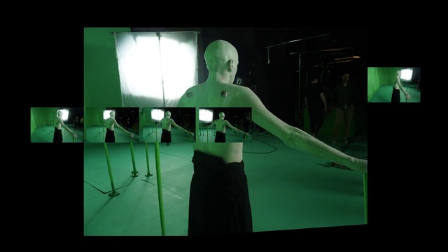 Video Reference: Art, Entertainment, Event, Magenta, Chair, Display device, Projection screen, Television set, Visual arts, Projector accessory