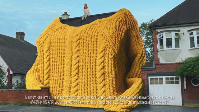 Video Reference: Sky, Window, Sleeve, Textile, Grass, Plant, Creative arts, Rectangle, Font, Woolen