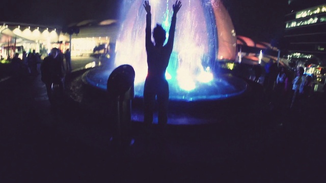 Video Reference: Flash photography, Entertainment, Performing arts, Plant, Performance art, Event, Electric blue, Tree, Fun, Magenta