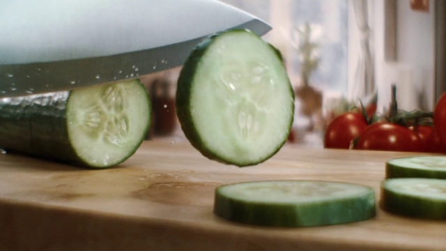Video Reference: Food, Plant, Ingredient, Natural foods, Recipe, Vegetable, Produce, Fruit, Cucumber, Cutting board