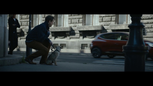 Video Reference: Car, Automotive lighting, Automotive design, Carnivore, Luggage and bags, Street fashion, Asphalt, Companion dog, Vehicle door, Road surface