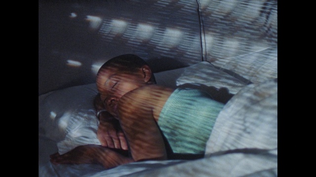 Video Reference: Comfort, Tints and shades, Linens, Bedding, Darkness, Vehicle door, Room, Sitting, Bedtime, Nap